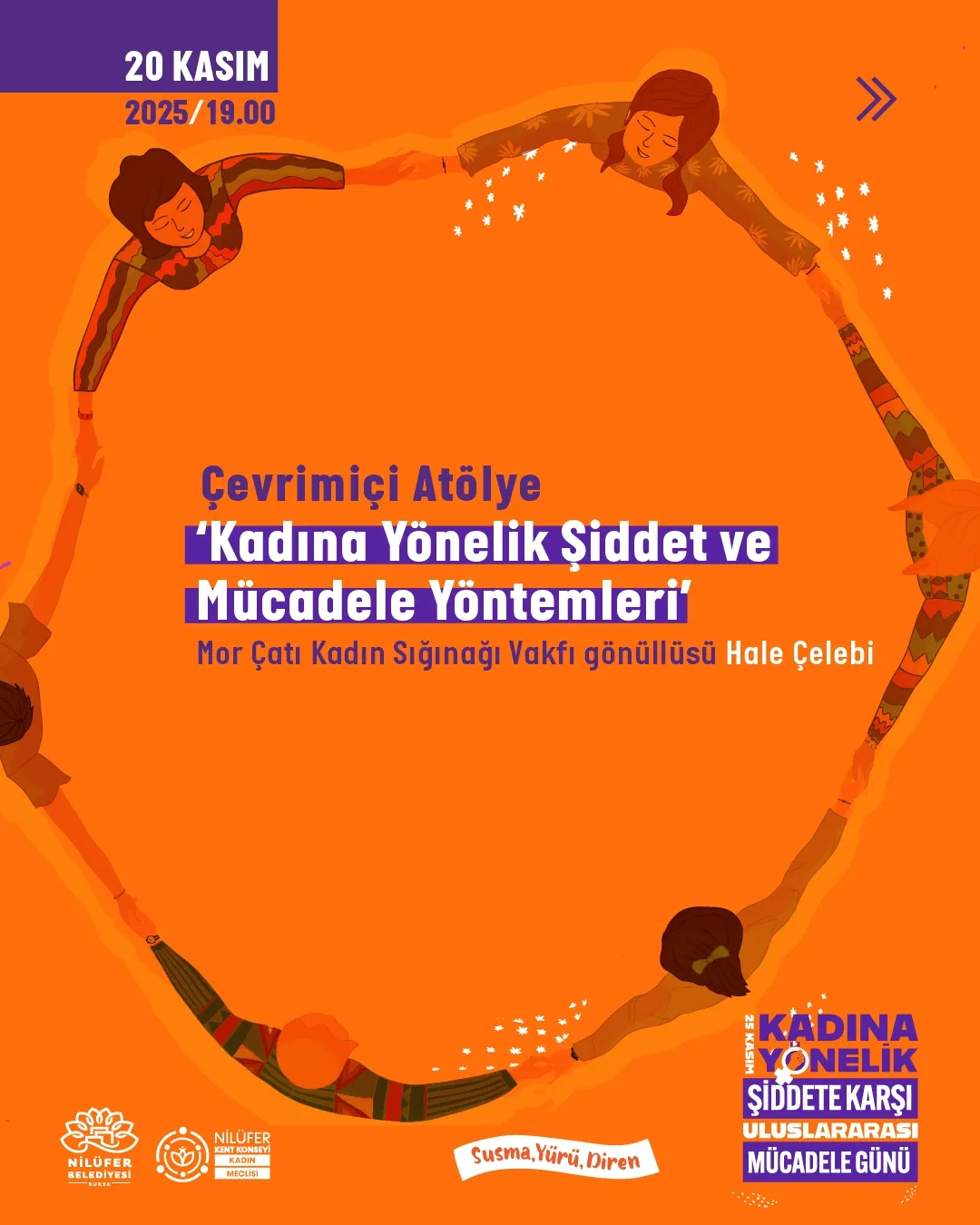 Kadına Yönelik Şiddet ve Mücadele Yöntemleri Çevrimiçi Atölye Çalışması