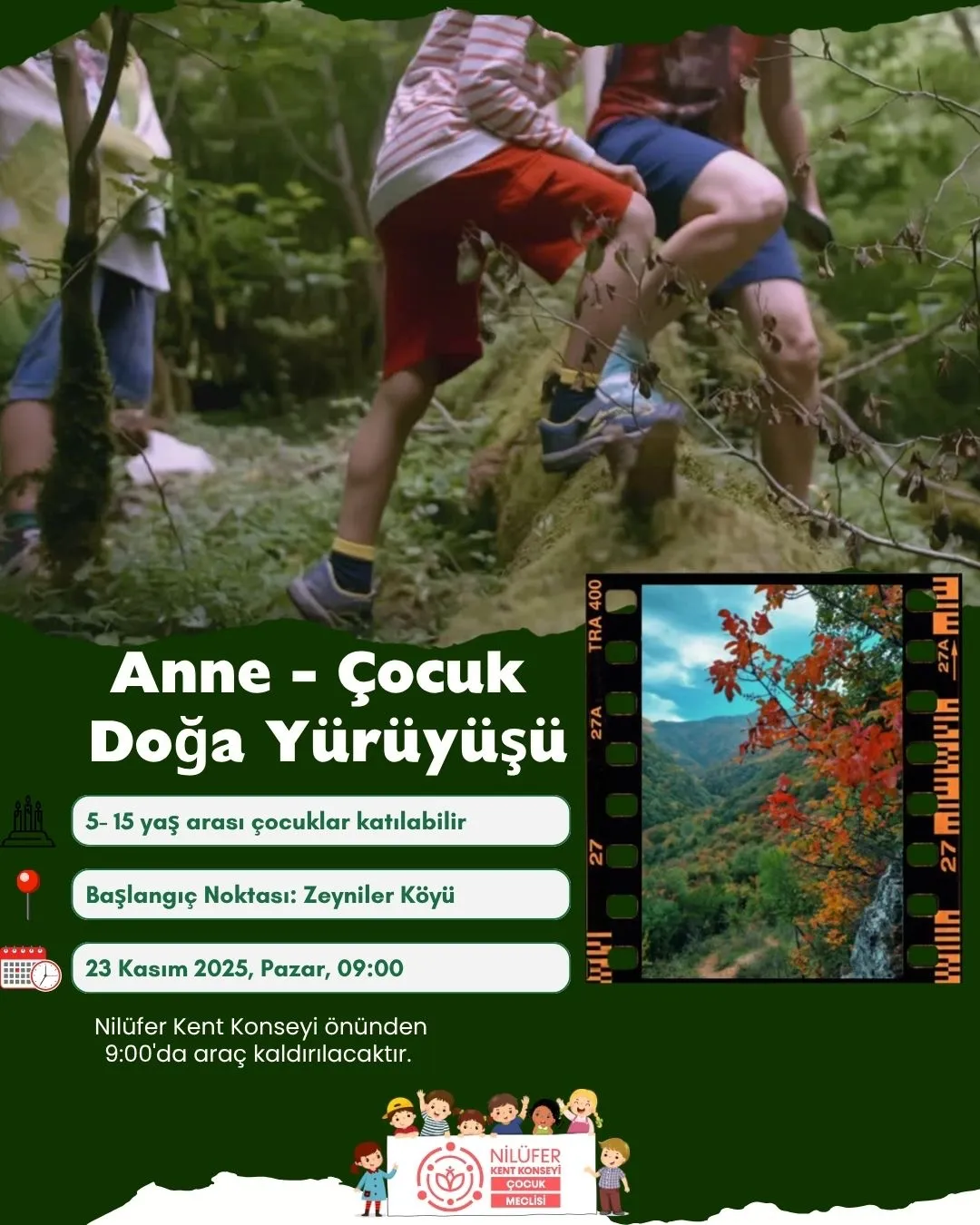 Anne Çocuk Doğa Yürüyüşü