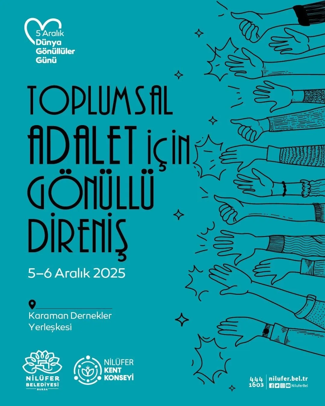 Toplumsal Adalet İçin Gönüllü Direniş / Dünya Gönüllüler Günü