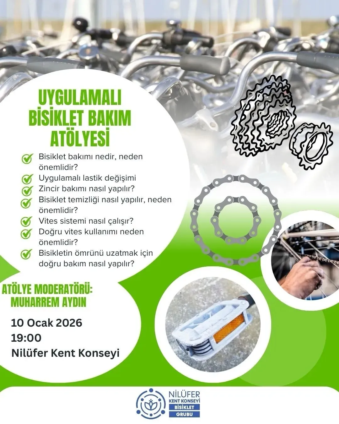 Uygulamalı Bisiklet Bakım Atölyesi
