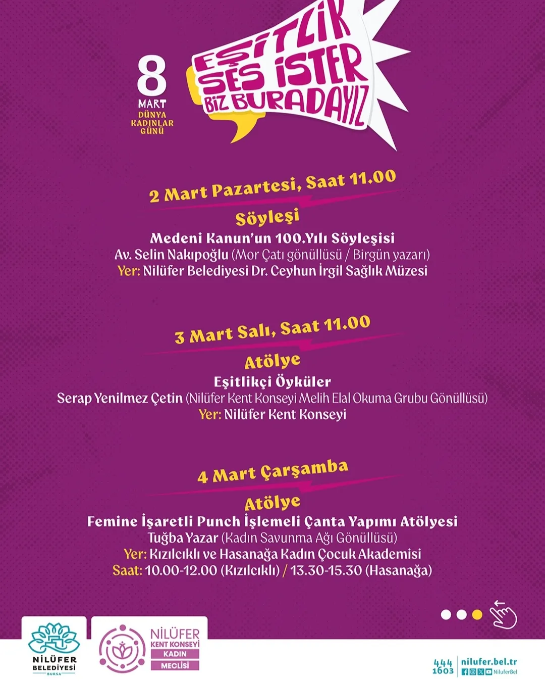 Eşitlikçi Öyküleri Birlikte Yazıyoruz 🫂💜