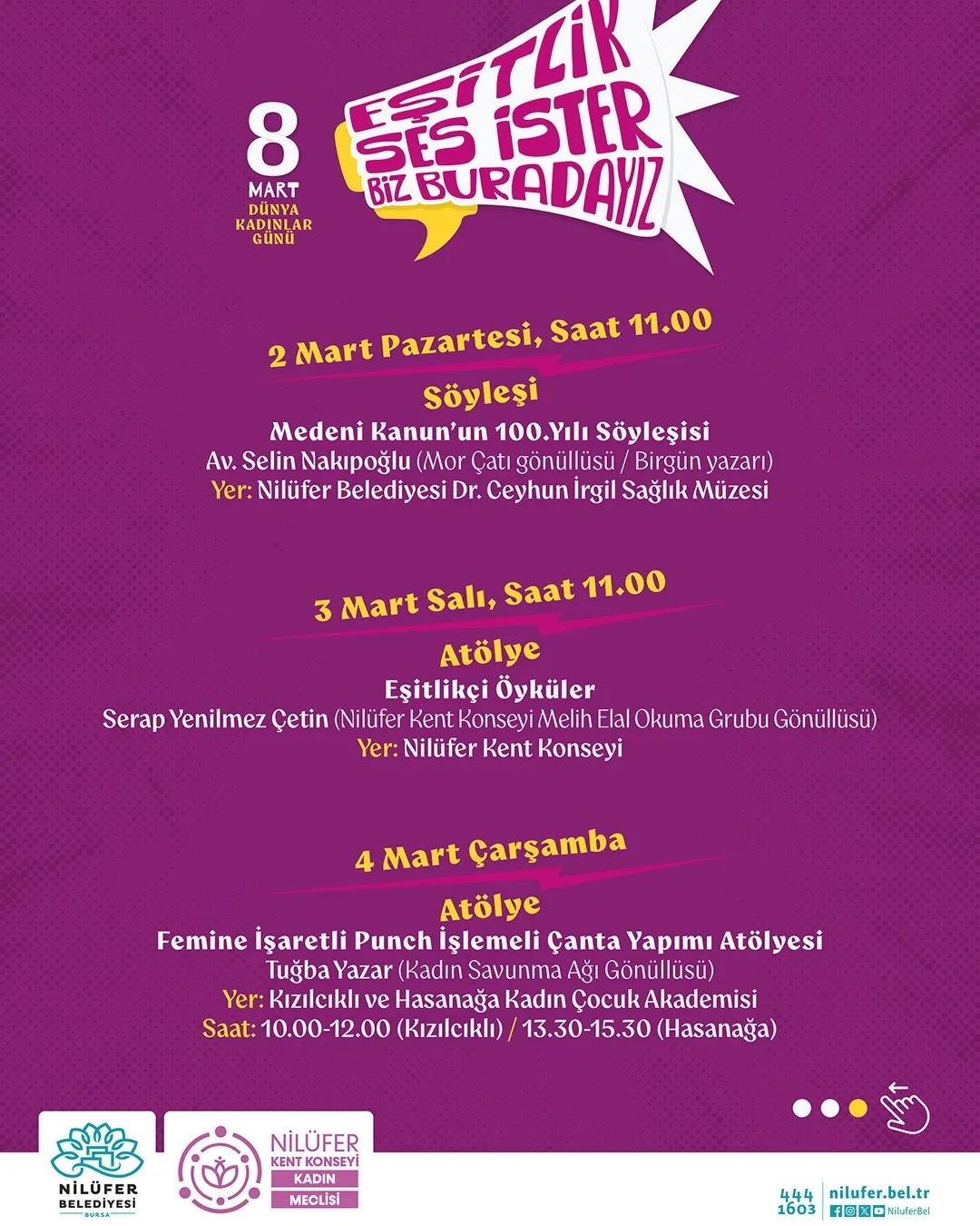 Feminine İşaretli Punch İşlemeli Çanta Yapımı Atölyesi