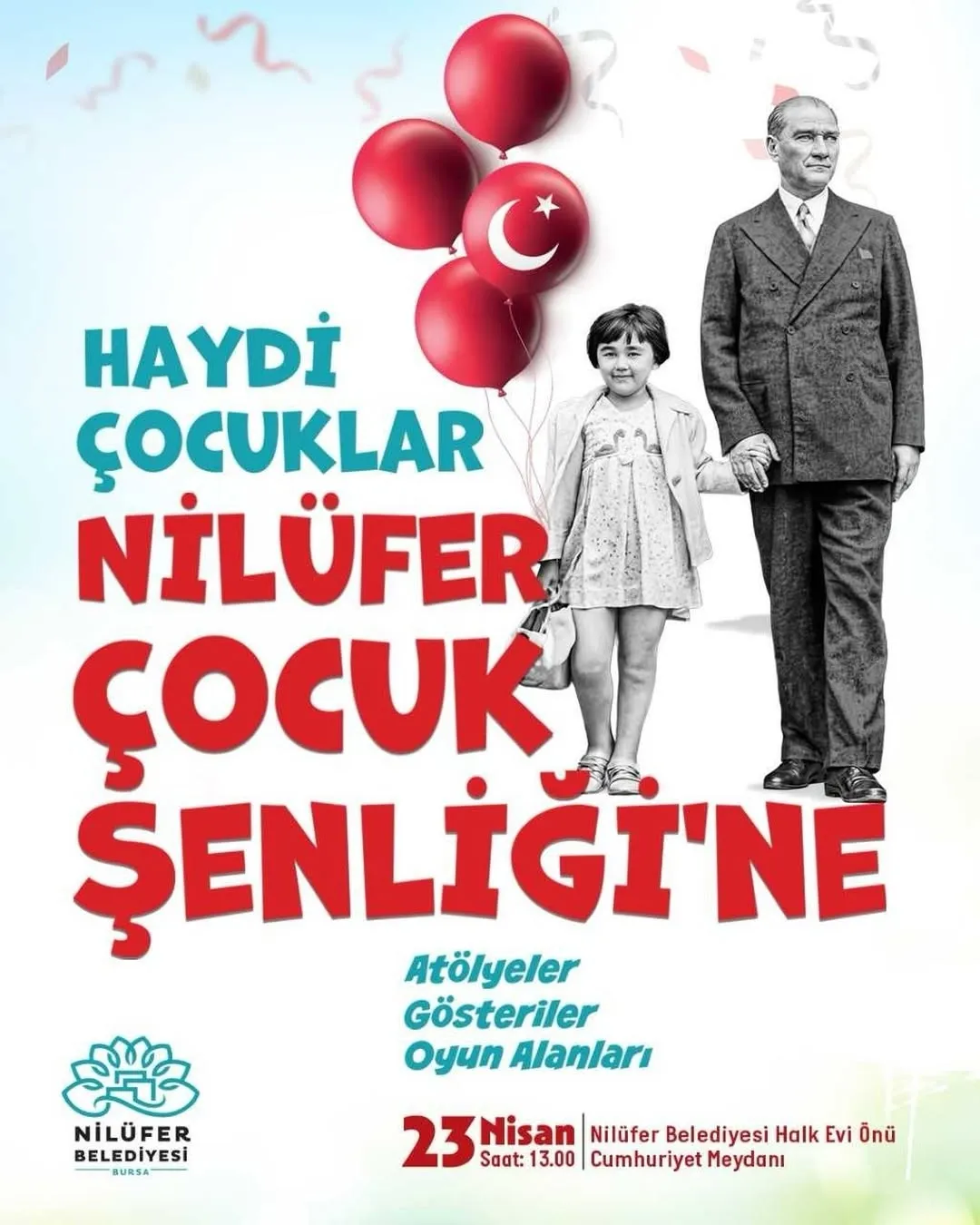 Haydi Çocuklar Nilüfer Çocuk Şenliğine