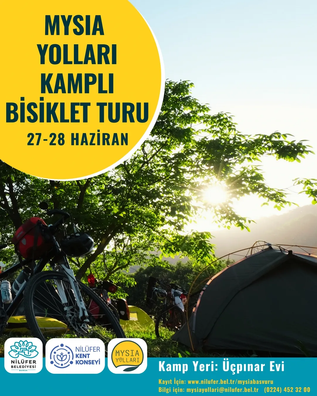 Mysia Yolları Kamplı Bisiklet Turunda Buluşalım!